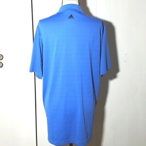 Adidas|Mens Adidas Clima-Lite Logo Golf Performance Polo Preppy Athleisure M